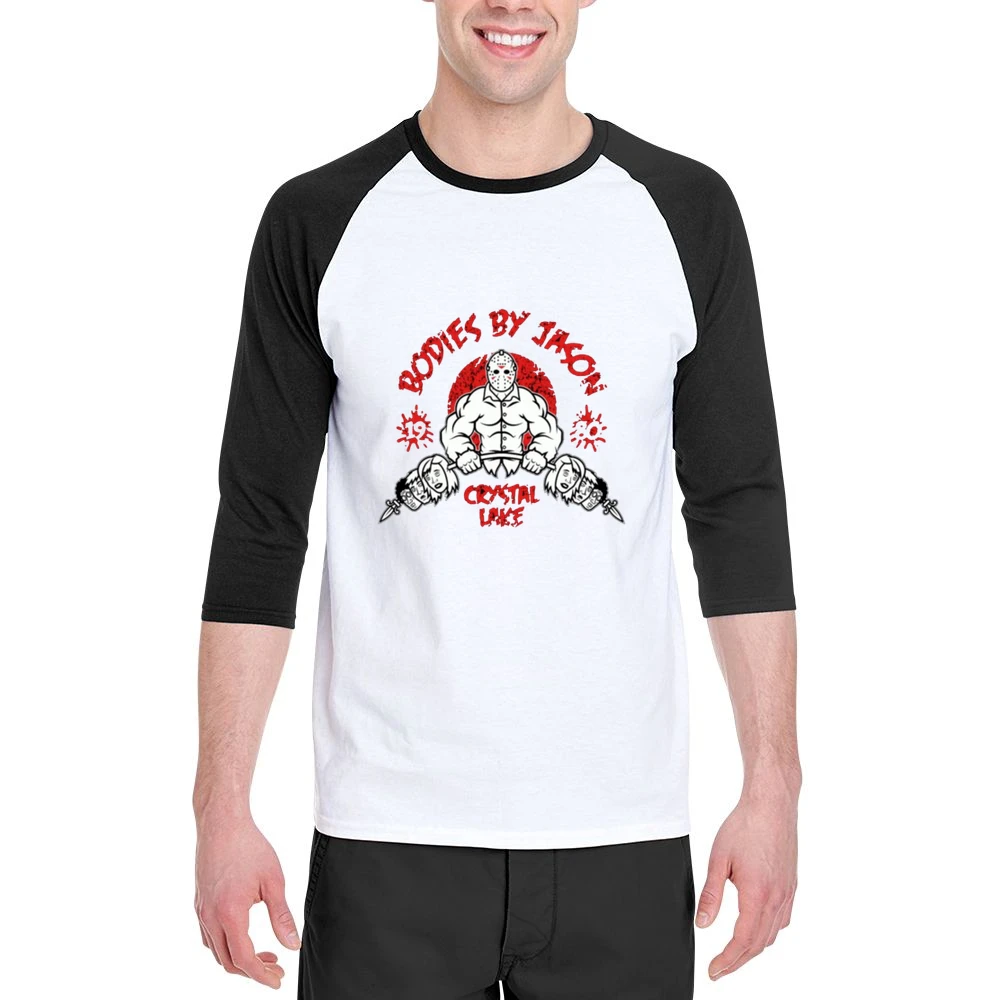 Friday the 13th - Body by Jason Men 3/4 Sleeve T-Shirt