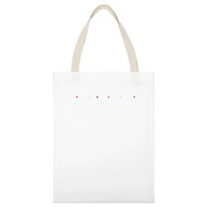 Friends Fun Cool Vintage Retro Tv Show Logo Graphic White Canvas Tote Shopping Bag