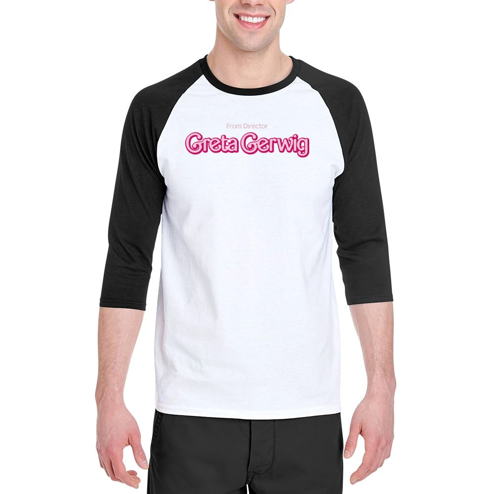 From Director Greta Gerwig As Seen On Ryan Gosling Men 3/4 Sleeve T-Shirt