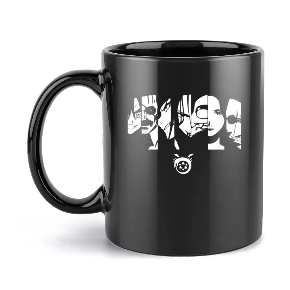 Fullmetal Alchemist Seven sins homunculus envy gluttony greed lust pri Black Mug