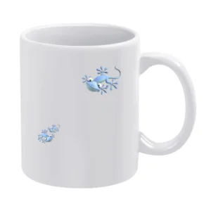 Funny Grinnung Gecko lizard animals White Mug