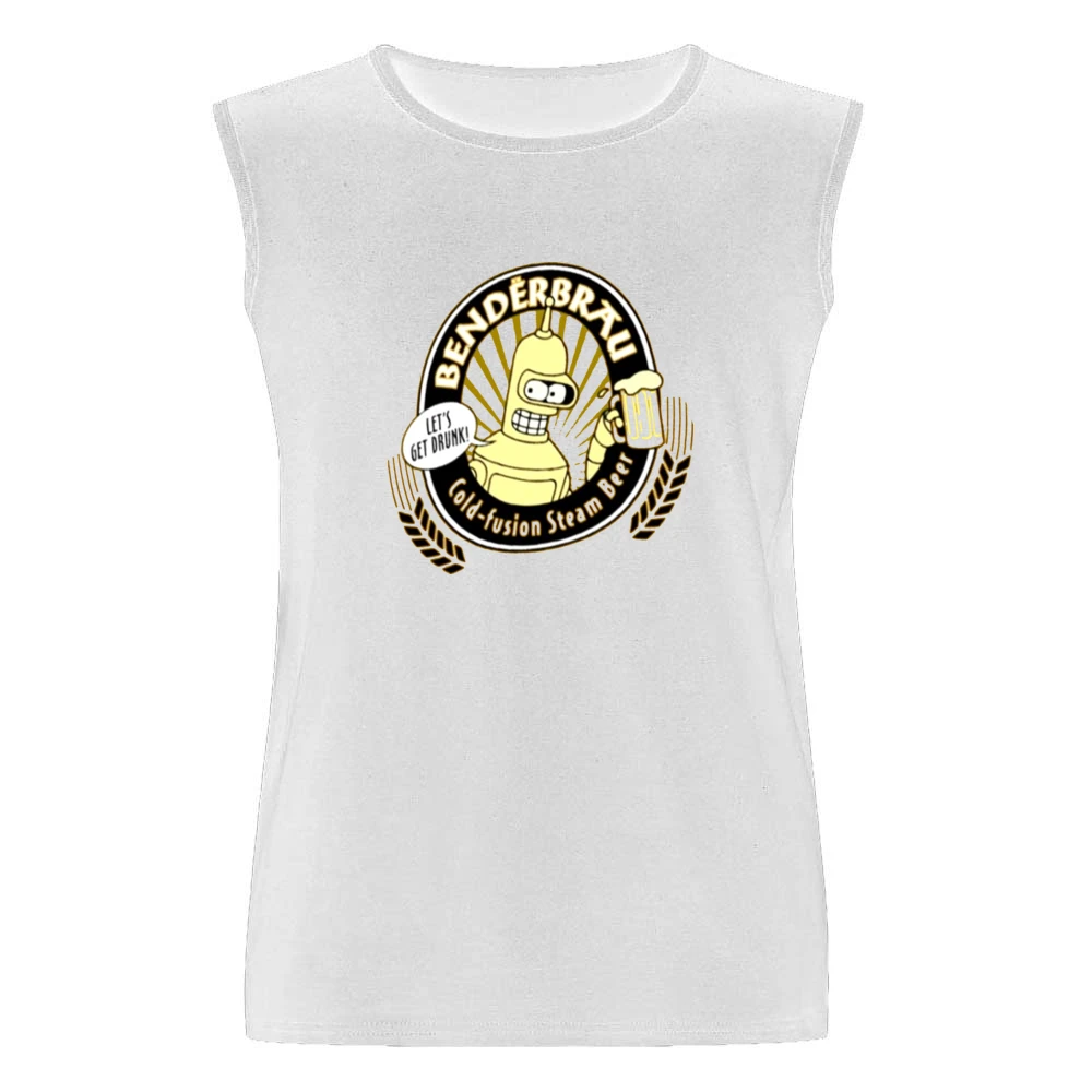 Futurama Benderbrau drink Men Sleeveless T-Shirt