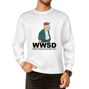 Futurama Scruffy The Janitor European Size Pullover Sweater