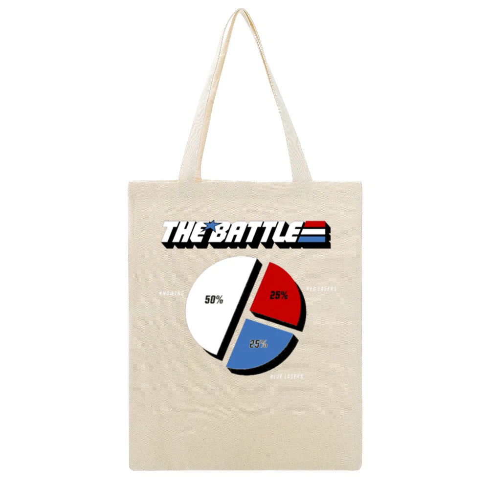 GI Joe- If Knowing is Half The Battle what is the other half ? Beige Canvas Tote Shopping Bag