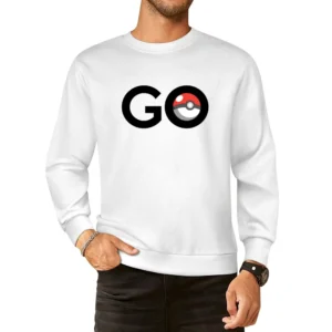 GO Pokemon Fun Popular Pokeball Cosplay Graphic Anime European Size Pullover Sweater