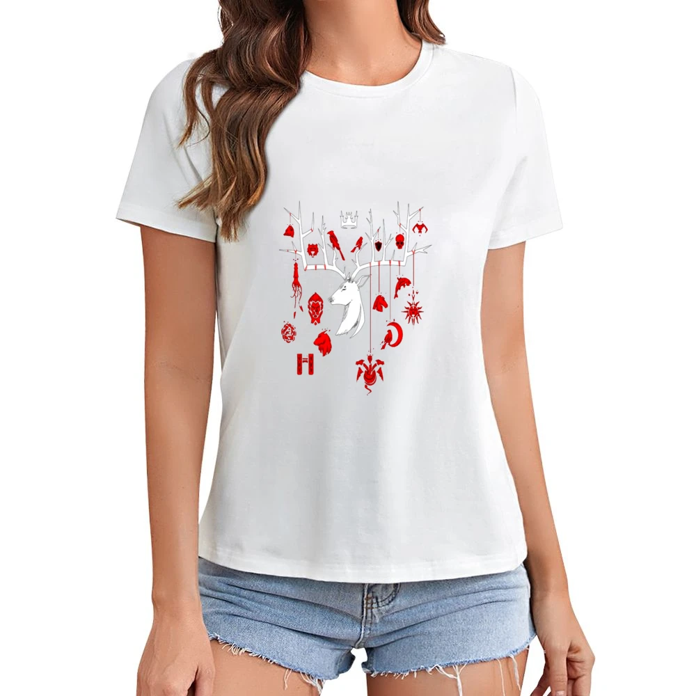 Game of Thrones Tshirt Asian Size Women Ladies T-shirt