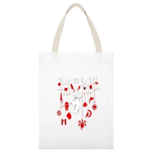Game of Thrones Tshirt White Canvas Tote Shopping Bag