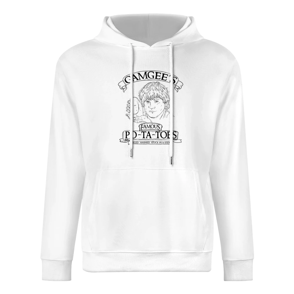Gamgee's Famous Potatoes Funny Lord Of The Rings Parody Fan European Size Men Hoodie