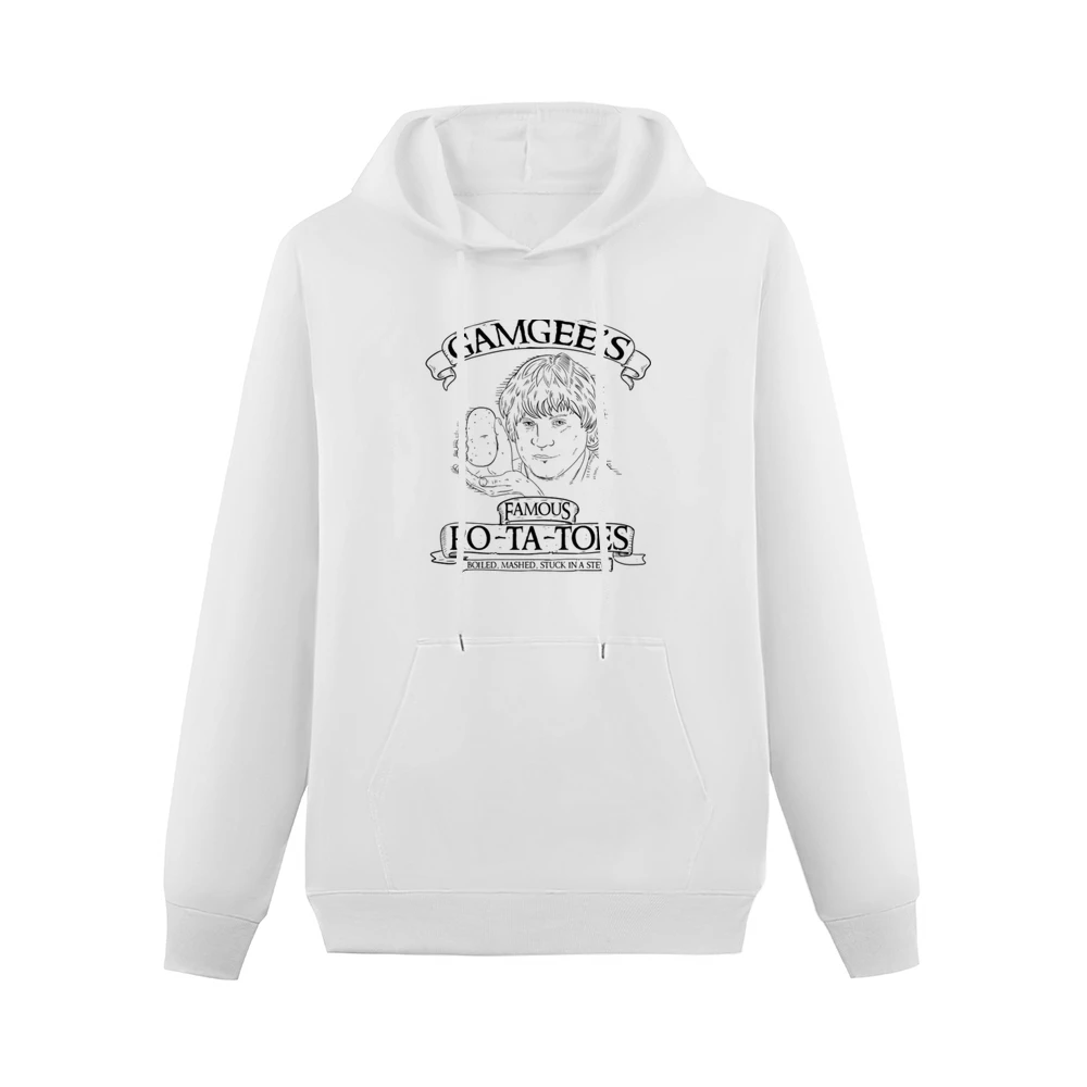 Gamgee's Famous Potatoes Funny Lord Of The Rings Parody Fan Men Hoodie With Pocket