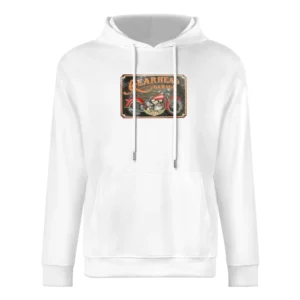 Gearhead Garage Vintage USA Motorcycle Distressed Graphic European Size Men Hoodie