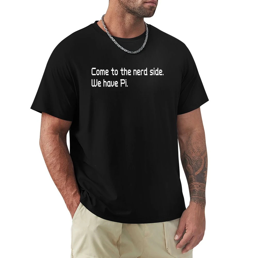 Geek - Come to nerd side we have pi - funny Premium Men T-shirt