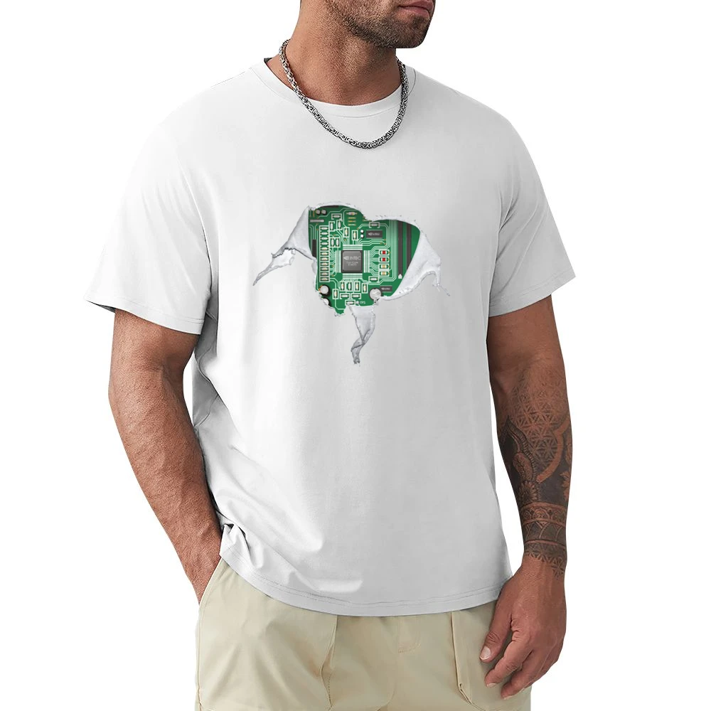 Geek heart Motherboard computer componets funy Premium Men T-shirt
