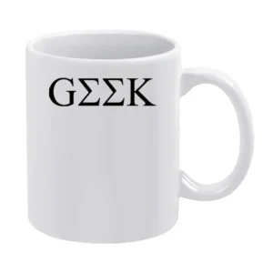 Geek text White Mug