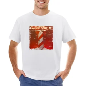 General Caine Ii Get Down Attack Album Cover Distressed Image Asian Size Men T-Shirt