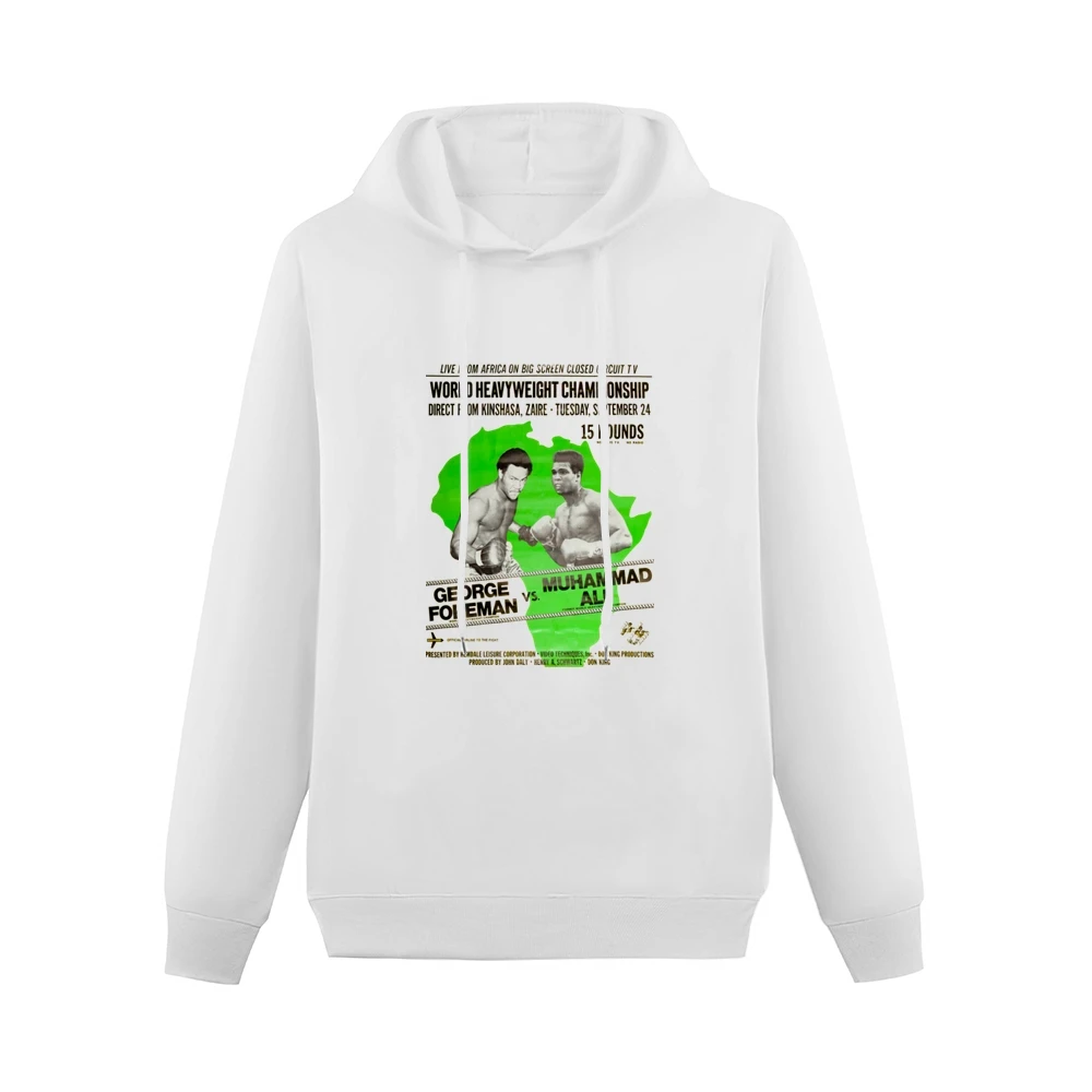 George Foreman Vs Muhammad Ali Zaire fight poster Men Hoodie Without Pocket