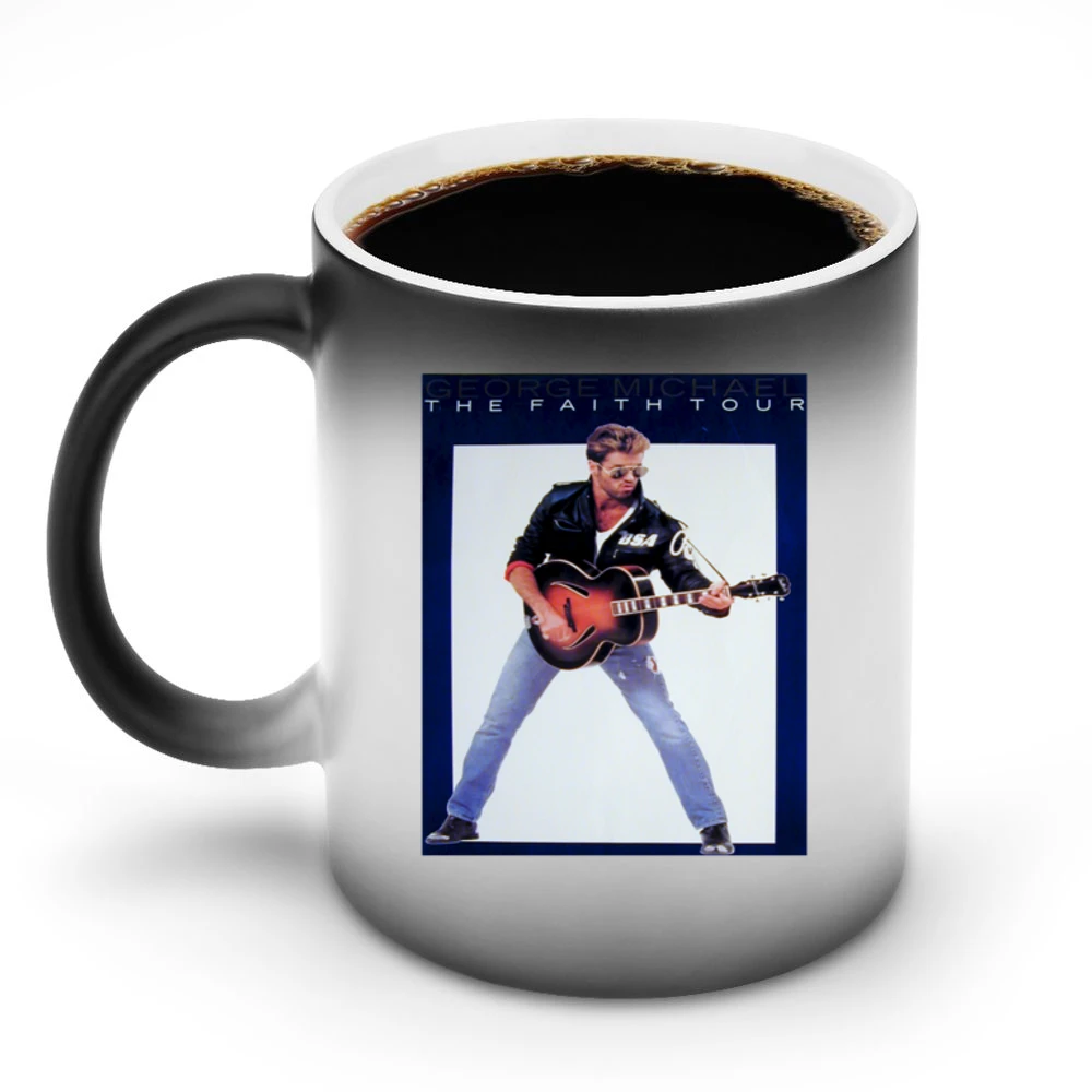 George Micheals Faith Tour Tee Discoloration Mug