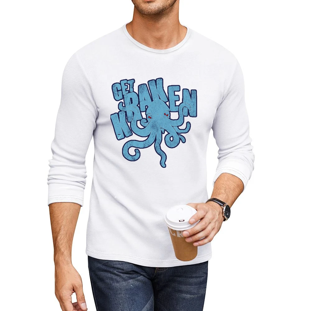 Get Kraken Seattle Hockey Fan Men CrewNeck Long Sleeve T-Shirt