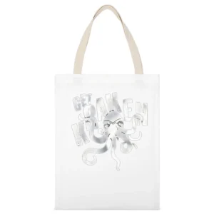 Get Kraken Seattle Hockey White Canvas Tote Shopping Bag