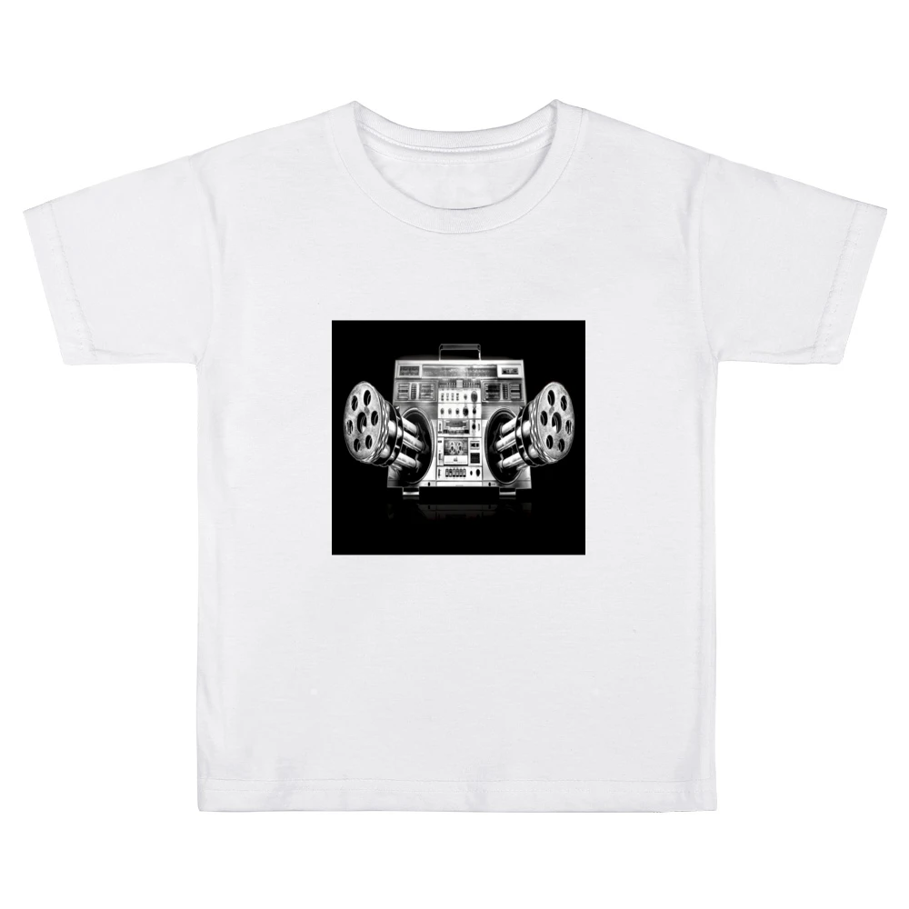 Ghetto Blaster Tshirt Kids Boys Girls T-Shirt