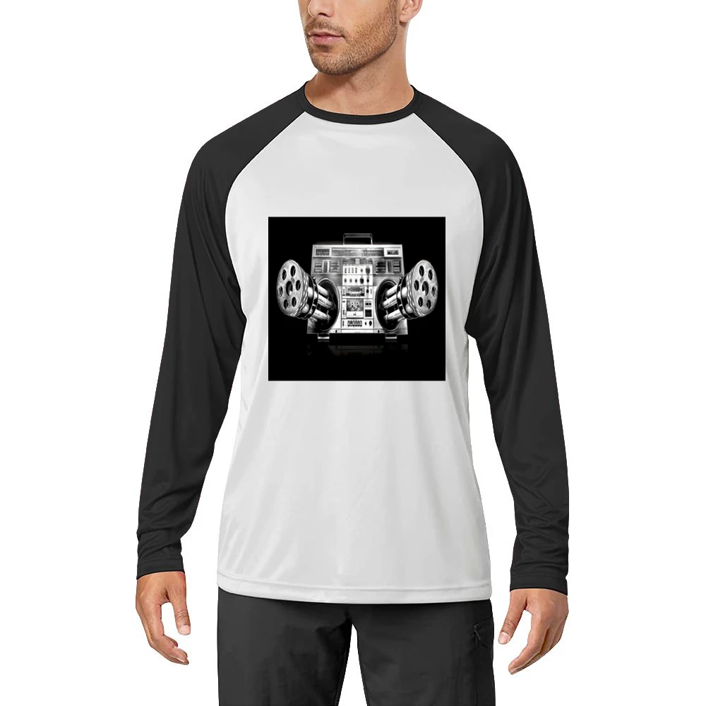 Ghetto Blaster Tshirt Men Long Sleeve T-Shirt