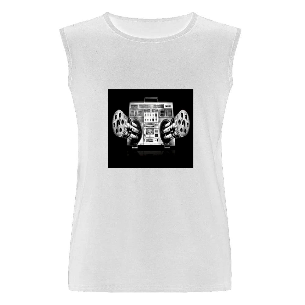 Ghetto Blaster Tshirt Men Sleeveless T-Shirt