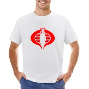 Gi Joe Cobra Commander 80s Geek Nerd Graphic Asian Size Men T-Shirt