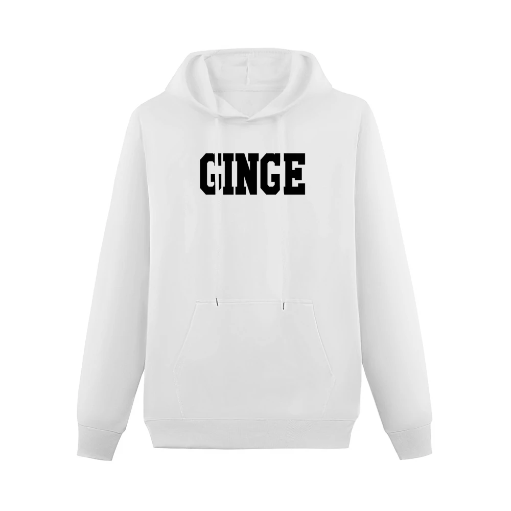 Ginge Fun Red Head Ginger And Proud Funny Graphic V Neck Hoodi Men Hoodie With Pocket