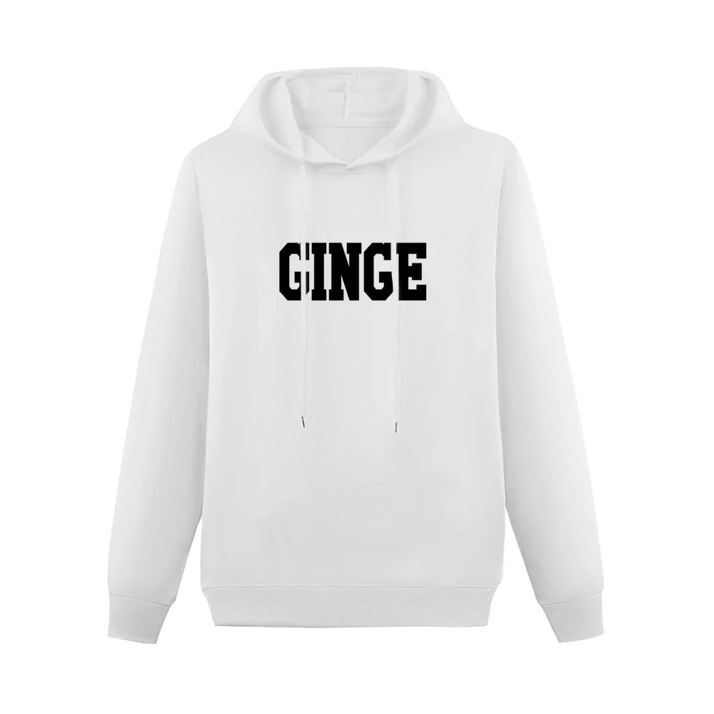Ginge Fun Red Head Ginger And Proud Funny Graphic V Neck Hoodi Men Hoodie Without Pocket