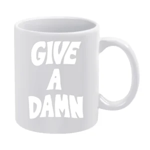 Give A Damn Alex Turner Arctic Monkeys Popular Glastonbury Concert Mus White Mug