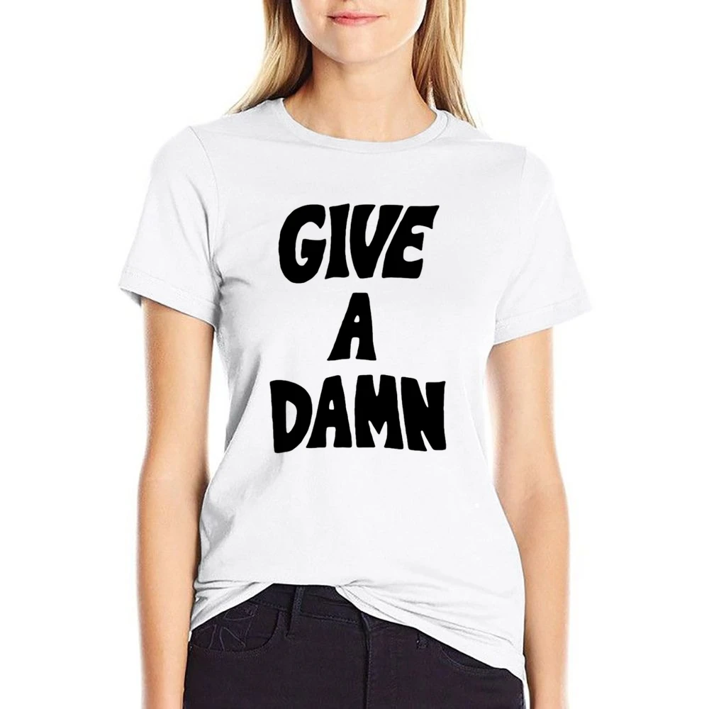 Give A Damn Turner Arctic Monkeys Popular Glastonbury Concert Music Fa US Size Women Ladies T-shirt