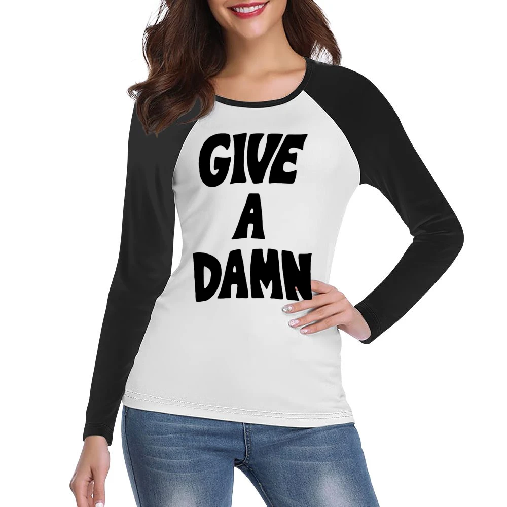 Give A Damn Turner Arctic Monkeys Popular Glastonbury Concert Music Fa Women Ladies Long Sleeve T-Shirt