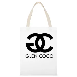 Glen Coco Funny Chanel Parody Mean Girls Popular Graphic White Canvas Tote Shopping Bag