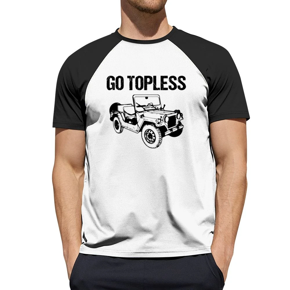 Go Topless Funny Jeep Wrangler TJ Car Men Short Sleeve T-Shirt