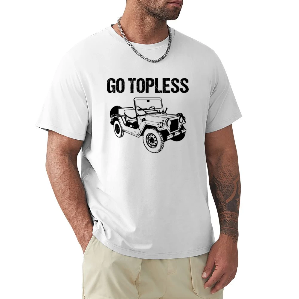 Go Topless Funny Jeep Wrangler TJ Car Premium Men T-shirt
