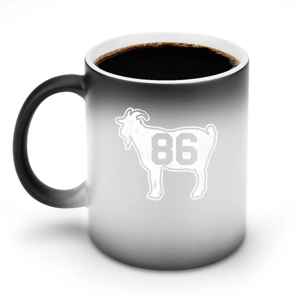 Goat Nikita Kucherov Tampa Bay Vintage Hockey Fan Discoloration Mug
