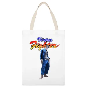 Goh Hinogami Virtua Fighter Arcade Fighting Retro Video Game Character White Canvas Tote Shopping Bag