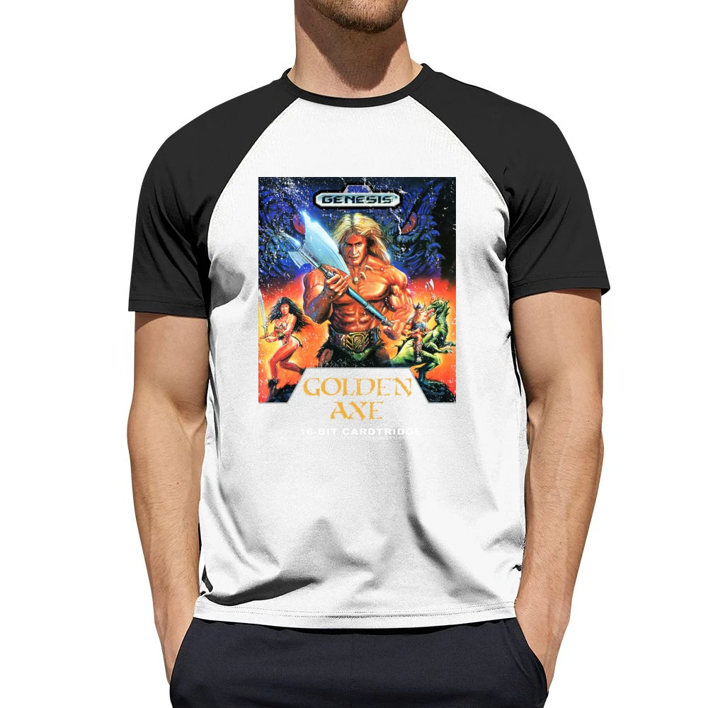 Golden Axe Sega Genesis Old School Retro Video Game Fan Distressed T S Men Short Sleeve T-Shirt