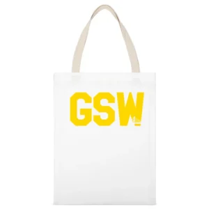 Golden State Basketball Finals Popular Cool Celebrity Graphic White Canvas Tote Shopping Bag