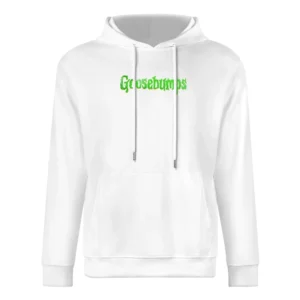 Goosebumps Fun Cool Vintage Style Distressed Look Retro Tv Show Graphi European Size Men Hoodie