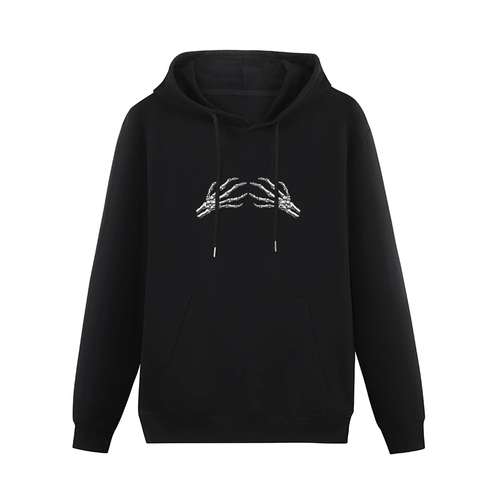 Grabbed by Skeletal skeleton hands fingers Men Hoodie With Pocket