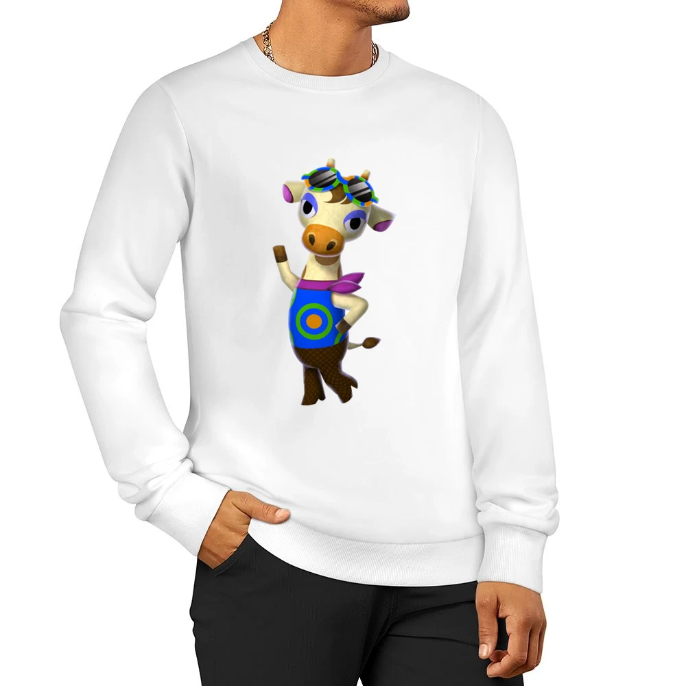 Gracie From Animal Crossing Nintendo Character Video Game Men Pullover Sweatshirt