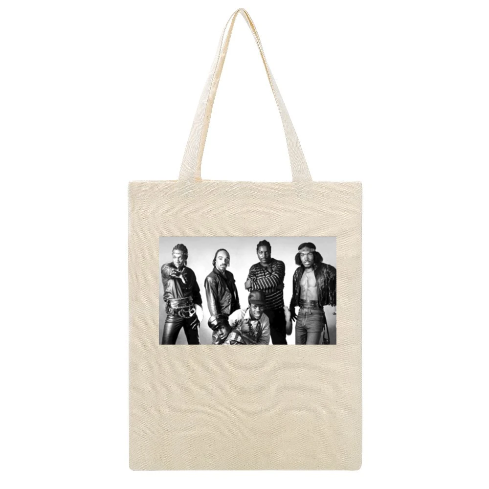 Grand Master Flash Group Tshirt (All Colors Available) Beige Canvas Tote Shopping Bag