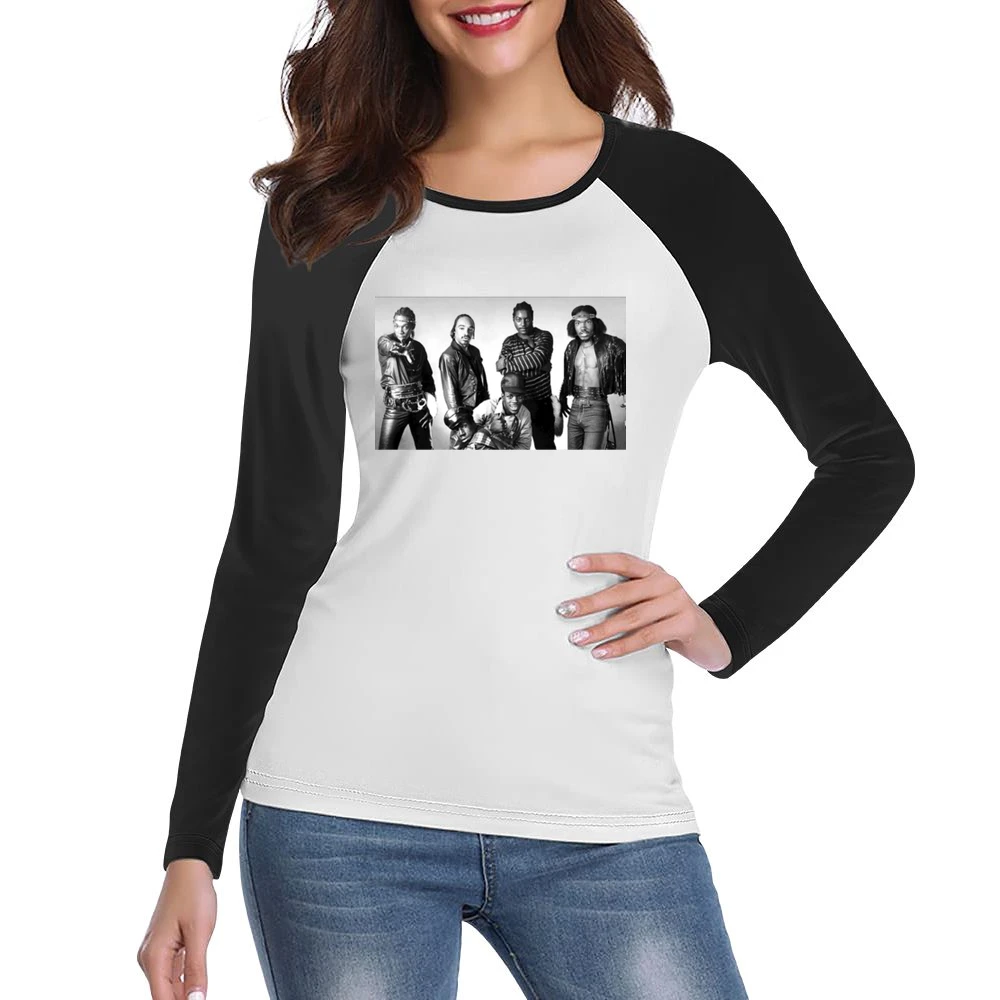 Grand Master Flash Group Tshirt (All Colors Available) Women Ladies Long Sleeve T-Shirt
