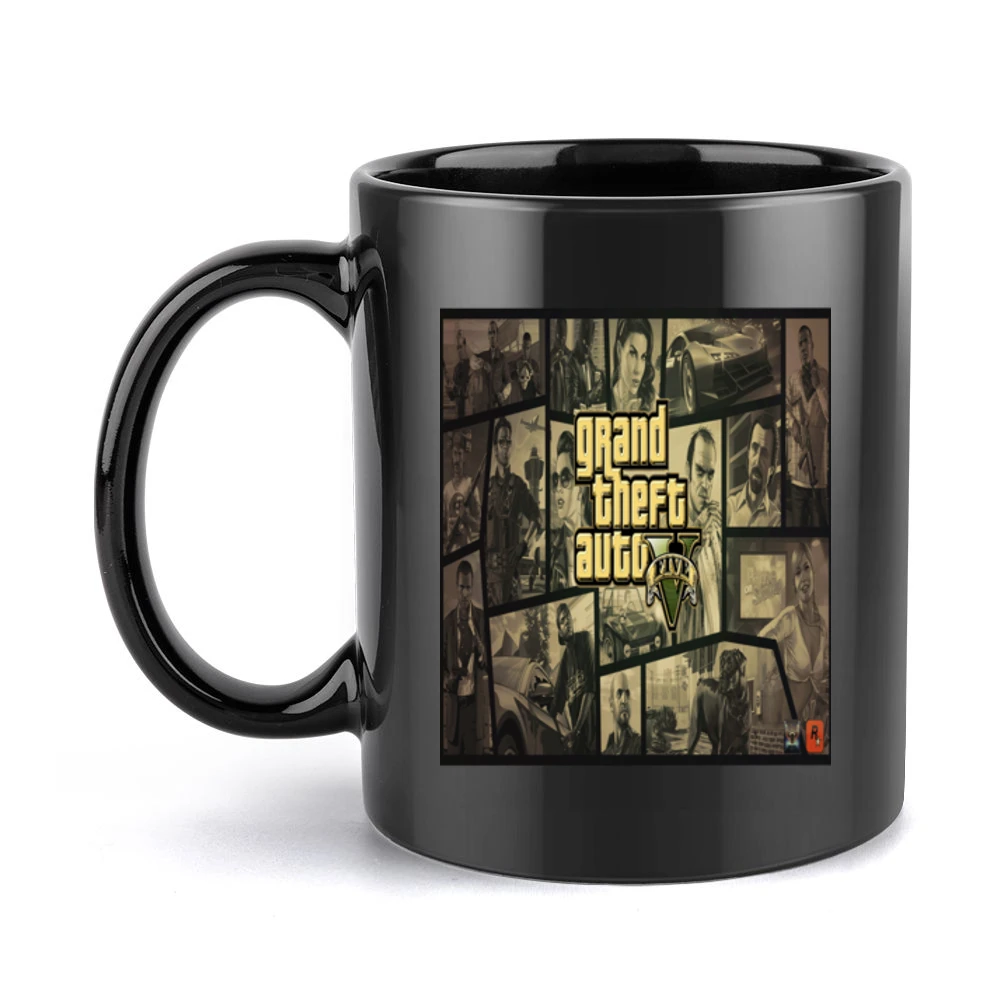 Grand Theft Auto 5 Gta5 Tshirt (all Colors And Styles Available) Black Mug