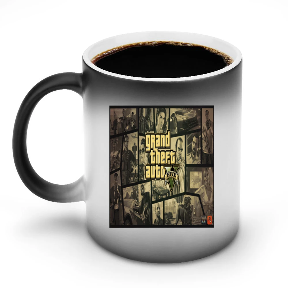 Grand Theft Auto 5 Gta5 Tshirt (all Colors And Styles Available) Discoloration Mug