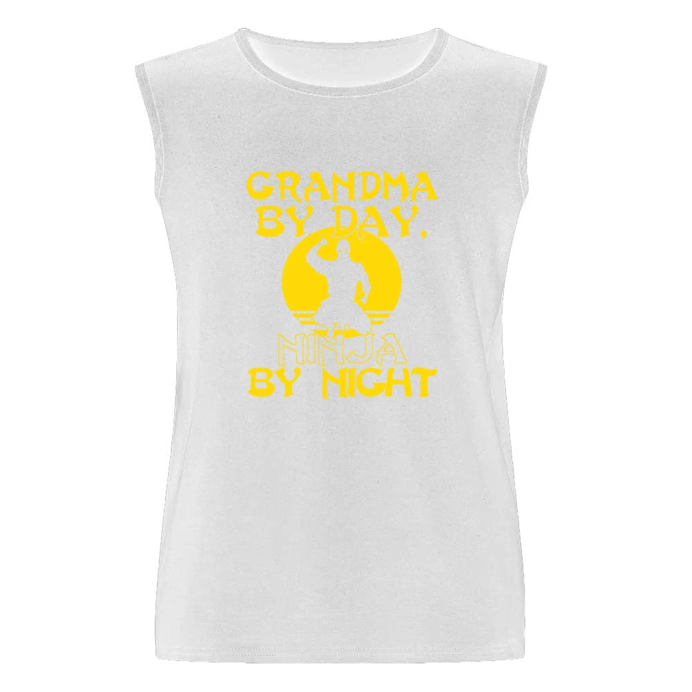 Grandma By Day Ninja By Night Tshirt Men Sleeveless T-Shirt