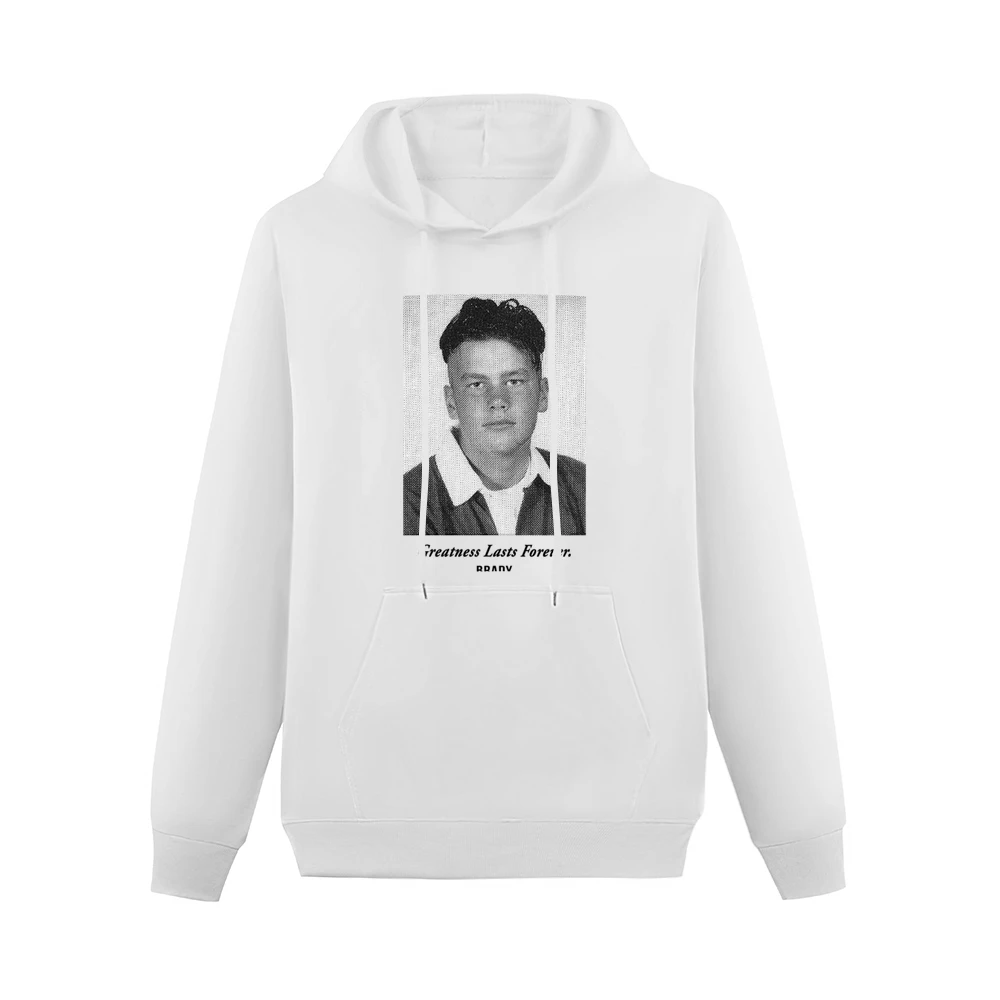Greatness Lasts Forever Tom Brady Yearbook Men Hoodie With Pocket
