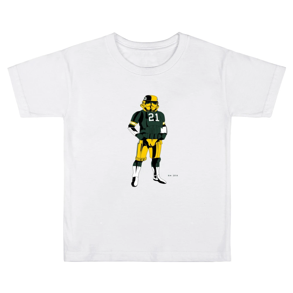 Green Bay Packers Storm Trooper Tshirt Kids Boys Girls T-Shirt