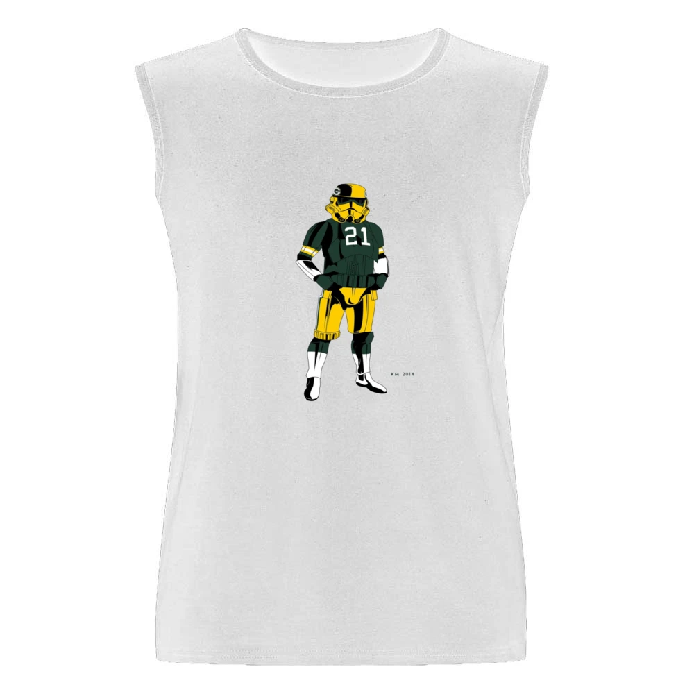 Green Bay Packers Storm Trooper Tshirt Men Sleeveless T-Shirt