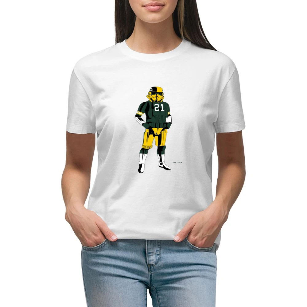 Green Bay Packers Storm Trooper Tshirt Premium Women Ladies T-shirt